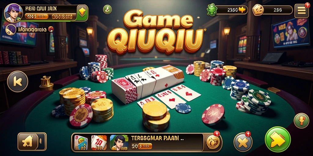 Gameplay seru dan interaktif dari 234E QiuQiu.