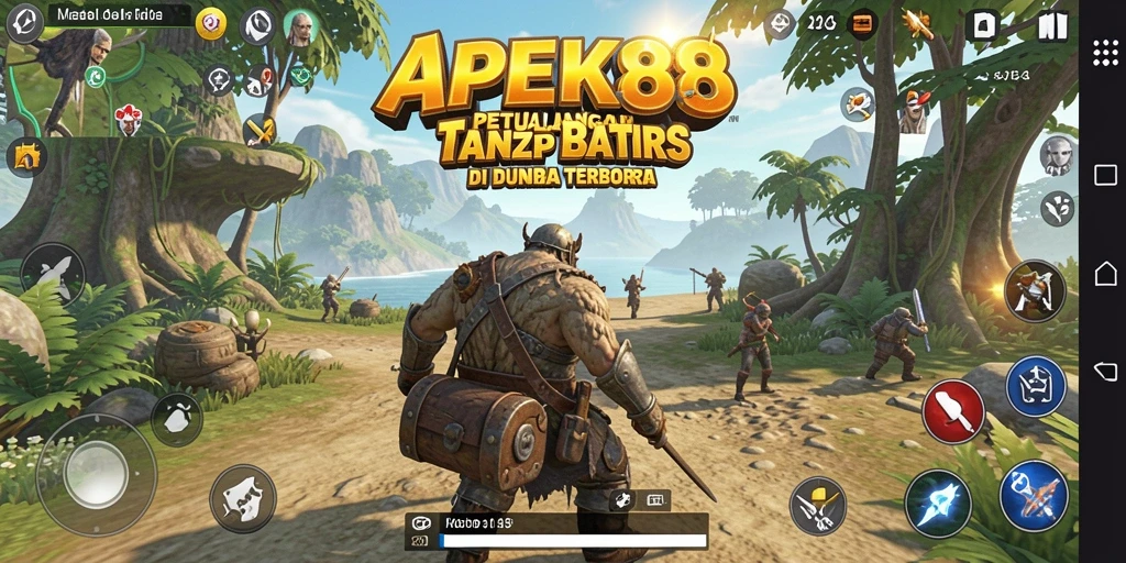 Gameplay APEK88 menampilkan fitur eksplorasi dunia terbuka yang luas.