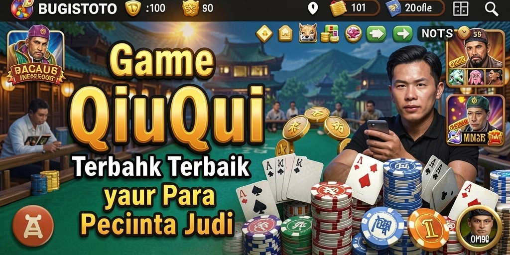 Gameplay menarik dari <strong>BUGISTOTO</strong> yang menampilkan aksi QiuQiu seru.
