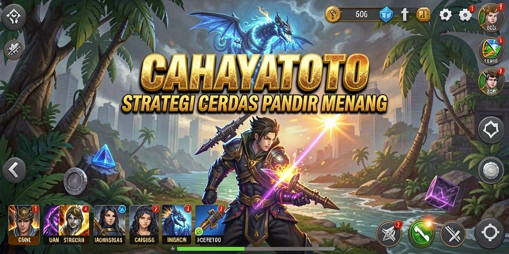 Screenshot CAHAYATOTO menunjukkan serunya pertempuran strategi.