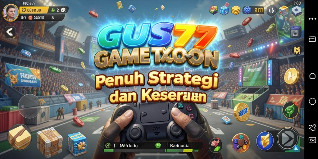 Tampilan gameplay GUS77 yang menarik dan interaktif.