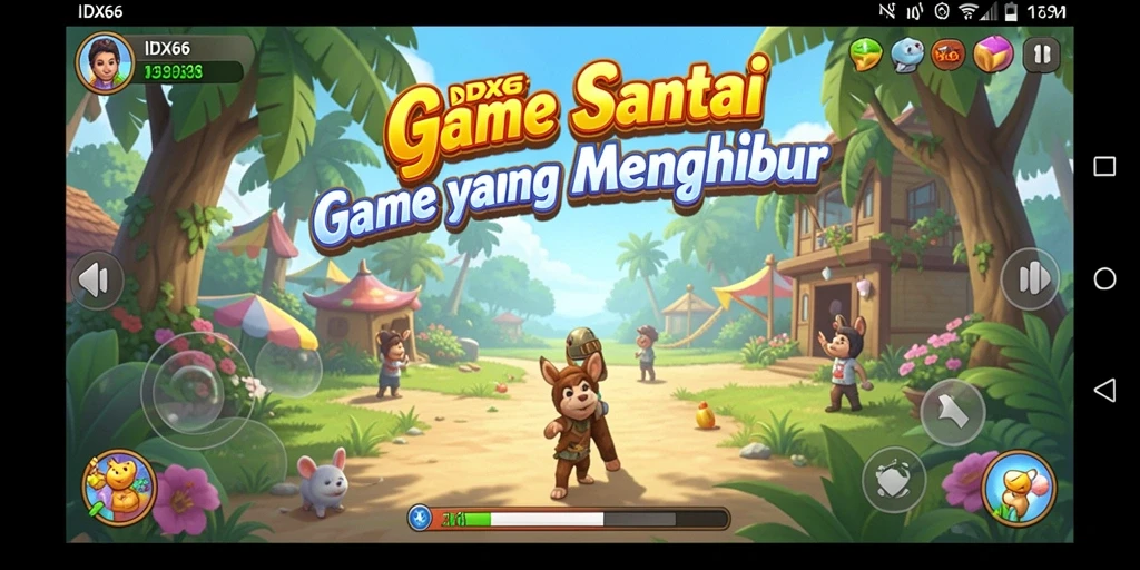 Tampilan gameplay <strong>IDX66</strong> yang penuh warna dan mengasyikkan.