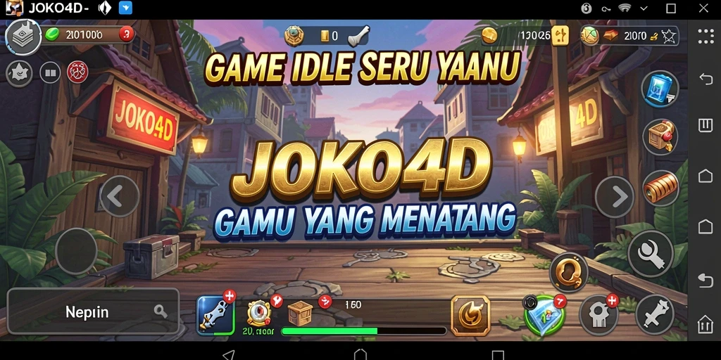 Screenshot JOKO4D menunjukkan gameplay Idle yang seru dan menantang.