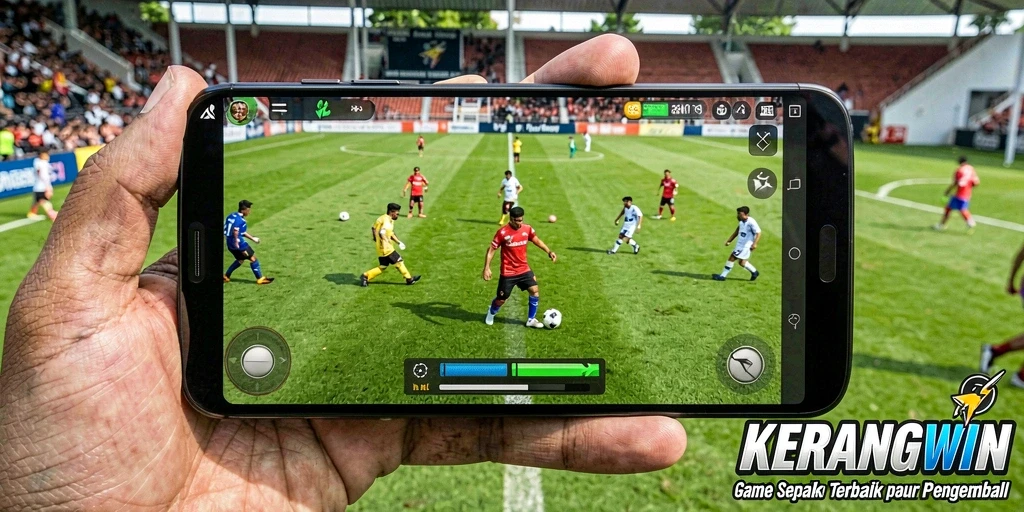 Tampilan gameplay intens di KERANGWIN yang memukau.