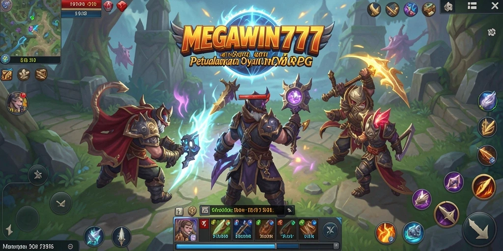 Screenshot MEGAWIN777 menampilkan petualangan multiplayer yang mendebarkan.