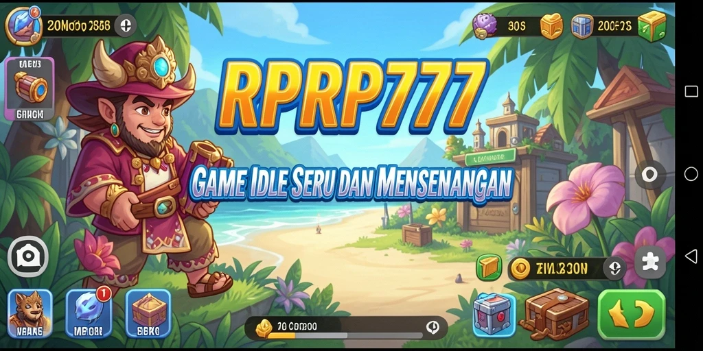 Tangkapan layar RPRP777 menampilkan gameplay Idle yang menarik dan interaktif.