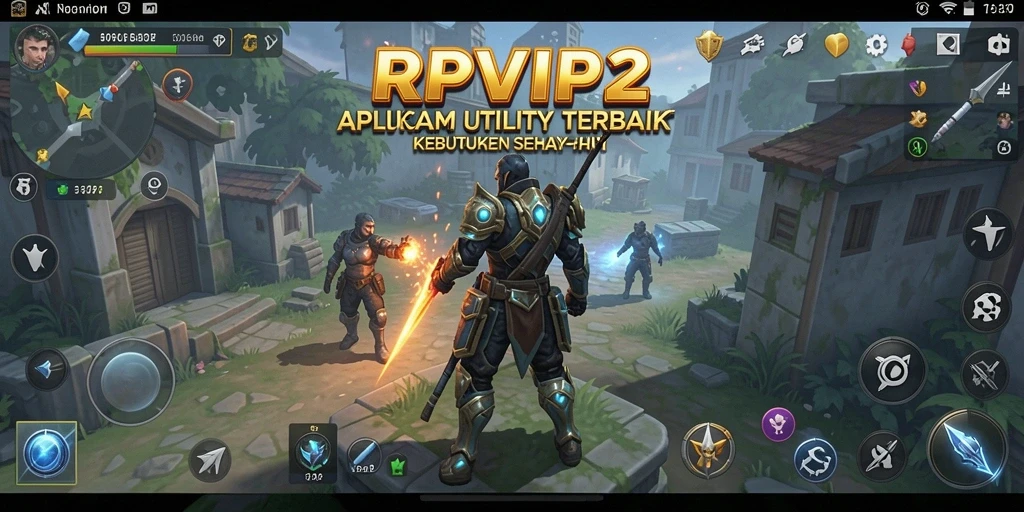 Tampilan utama RPVIP2 dengan fitur-fitur Utility yang menarik.