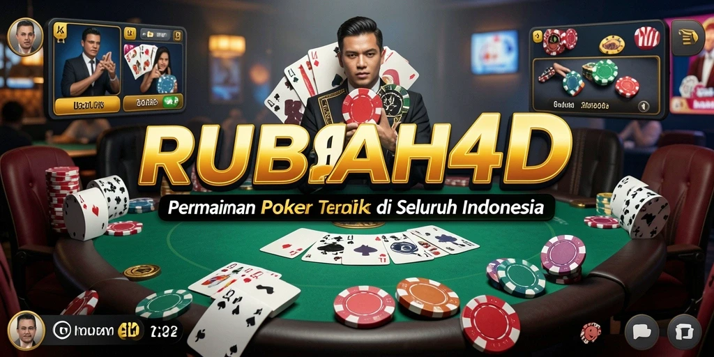 Screenshot RUBAH4D dengan tampilan gameplay Poker yang menarik.