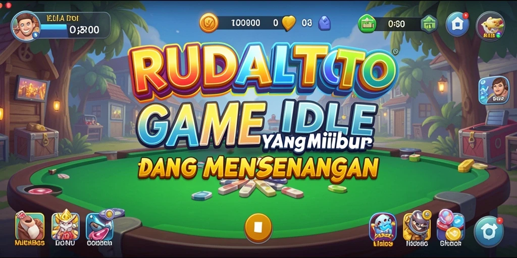 Tampilan gameplay menarik RUDALTOTO dengan elemen Idle yang menarik.
