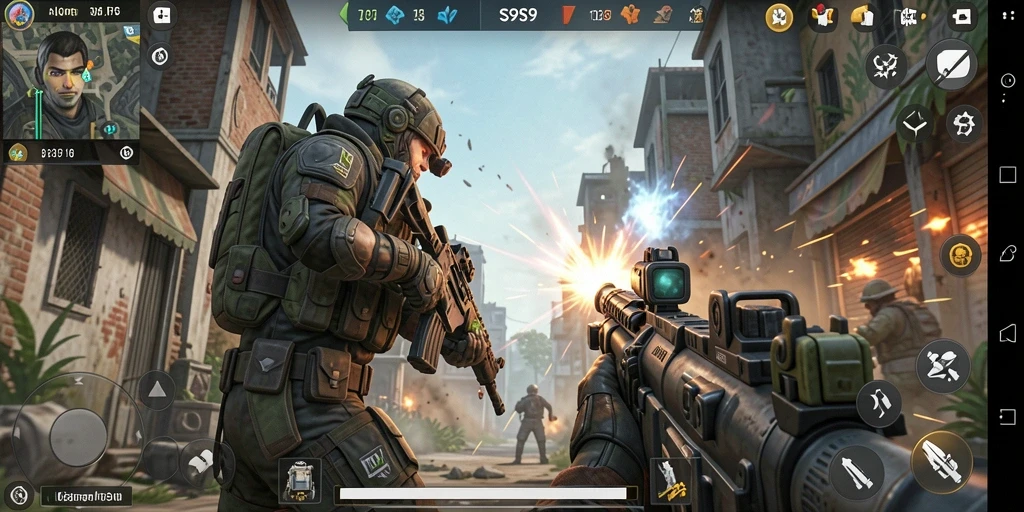 Tampilan gameplay S9S9 yang seru dan mendebarkan.