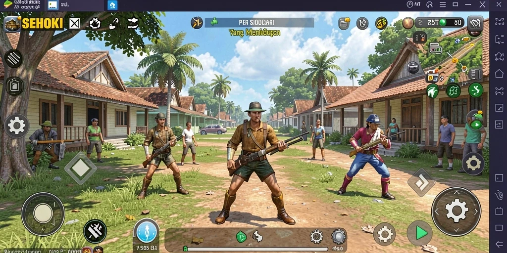 Tampilan gameplay SEHOKI yang menarik dan interaktif.