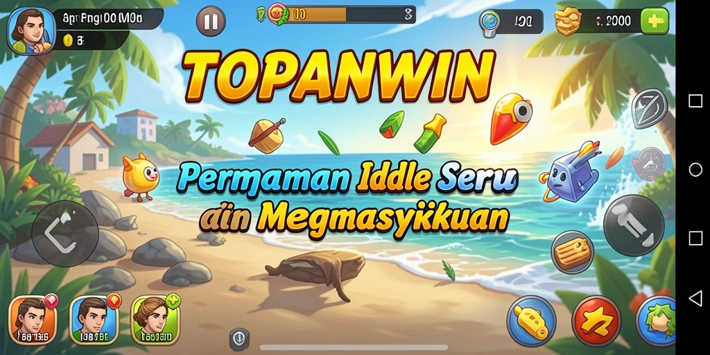 Tampilan gameplay yang seru dari TOPANWIN dalam gaya Idle.