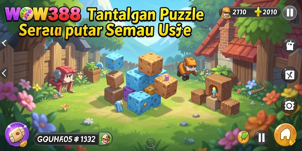 Tampilan gameplay seru dan menantang di WOW388.